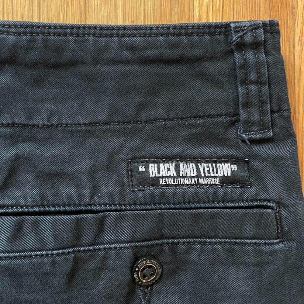 Rats Black and Yellow Pants